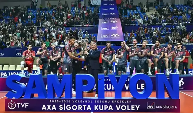 AXA Sigorta Kupa Voley’de şampiyon Ziraat Bankkart