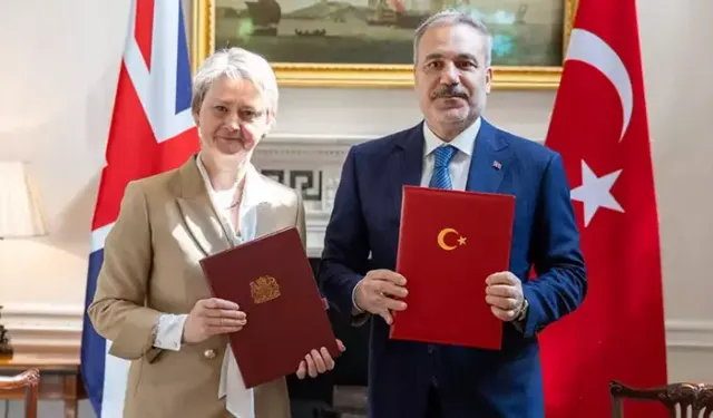 Türkiye İngiltere arasında Stratejik Ortaklık Çerçeve Belgesi imzalandı