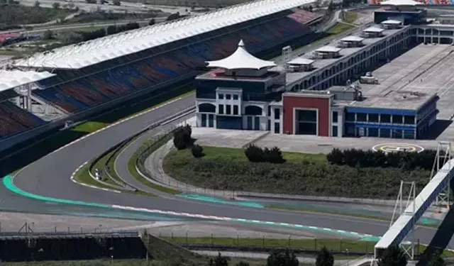 Formula 1 pistinin son hali havadan görüntülendi