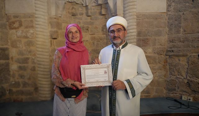 Müslüman olup Meryem ismini aldı