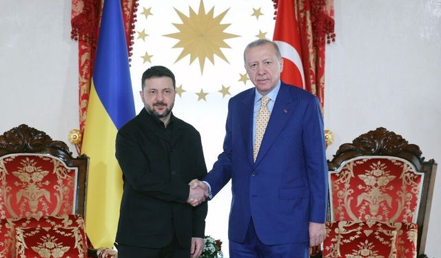 Cumhurbaşkanı Erdoğan, Zelenskiy ile bir araya geldi