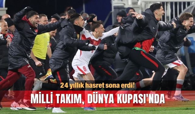24 yıllık hasret sona erdi! Milli Takım, Dünya Kupası'nda