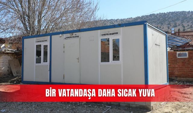 Bir vatandaşa daha sıcak yuva