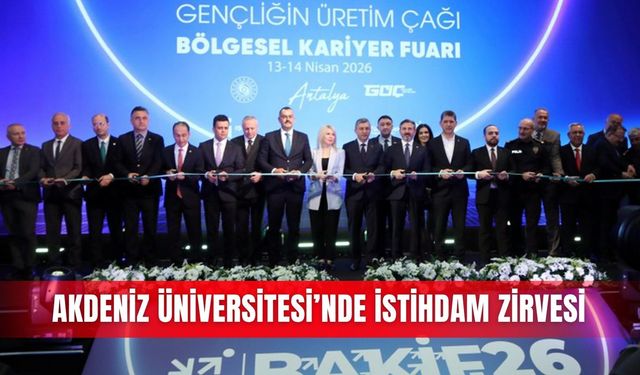 Akdeniz Üniversitesi’nde istihdam zirvesi