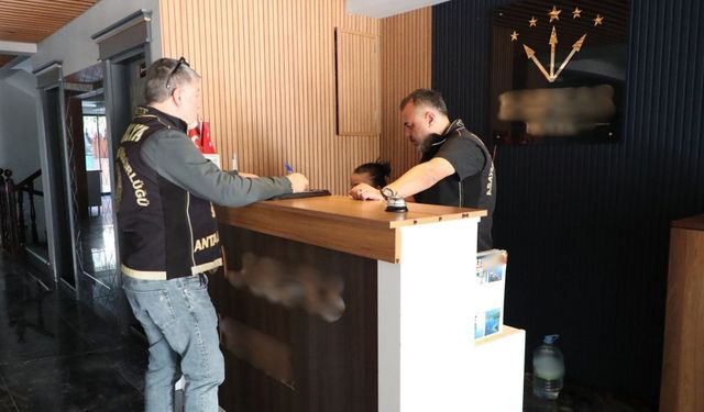 Antalya'da konaklama ve araç kiralama denetimi