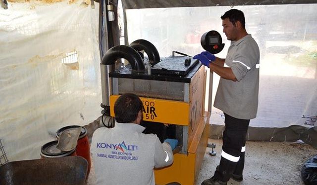 Konyaaltı’nda mama üretimi