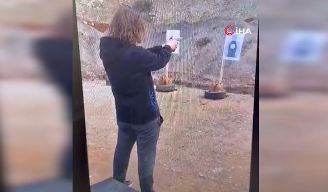 Okulda dehşet saçan saldırganın poligonda atış talimi yaptığı görüntüler ortaya çıktı