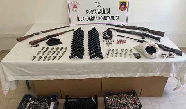 Antalya'da silah kaçakçılığı operasyonu