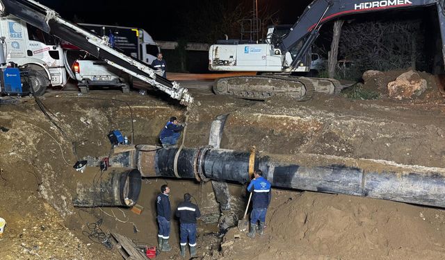 Turizm bölgesinde gece mesaisi yapıldı