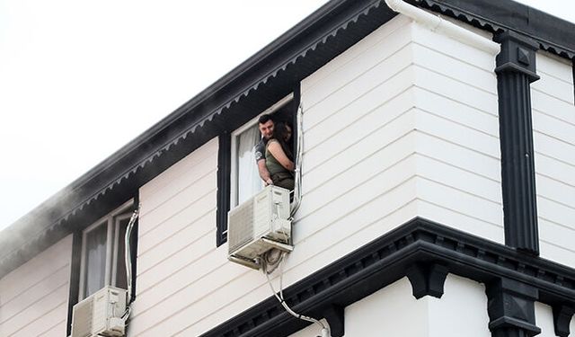 Antalya'da apart otelde yangın