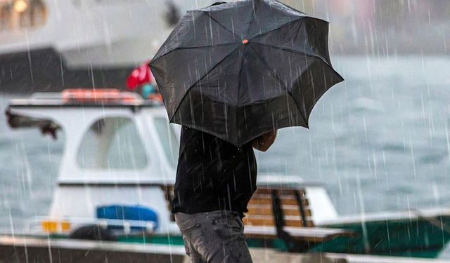 57 il için gök gürültülü sağanak yağış uyarısı