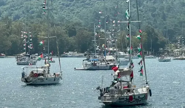 Küresel Sumud filosu Marmaris'te