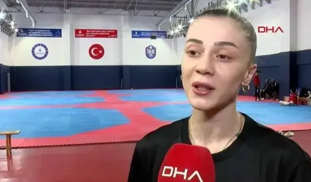 Milli tekvandocu Emine Göğebakan, Avrupa ikincisi oldu
