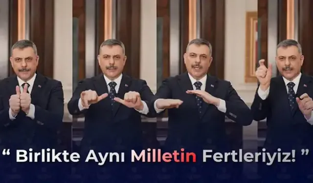 Bakan Çiftçi'den işaret diliyle 'Engelliler Haftası' mesajı