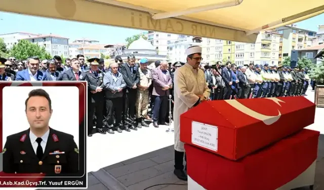 Şehit Astsubay Yusuf Ergün, son yolculuğuna uğurlandı