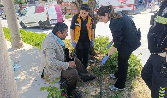 Yaya geçidinde aracın çarptığı kişi yaralandı