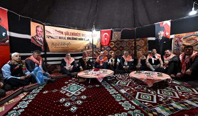 28. Yörük Türkmen Toyu Antalya'da başladı