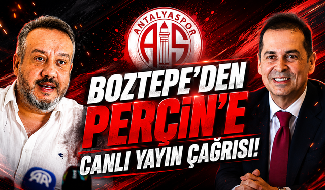 Sinan Boztepe’den Rıza Perçin’e canlı yayın çağrısı!