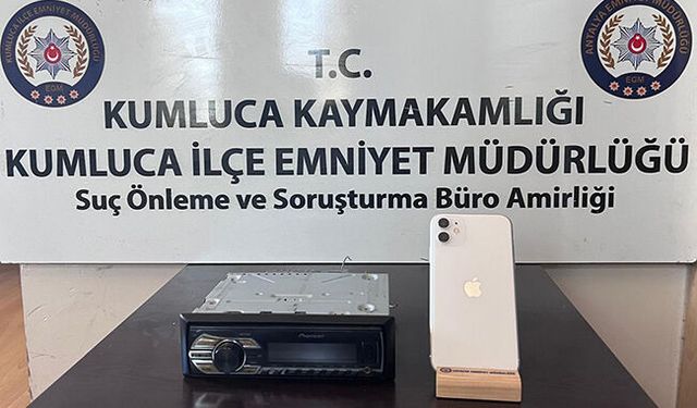 Kumluca'da hırsızlık şüphelisi yakalandı