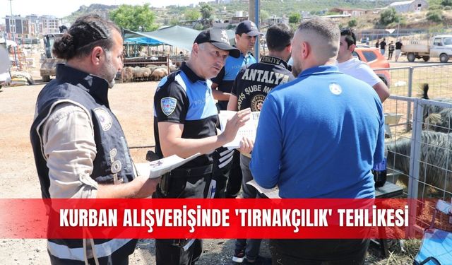 Kurban alışverişinde 'tırnakçılık' tehlikesi