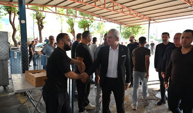 Kocagöz, kurban kesim yerlerini denetledi