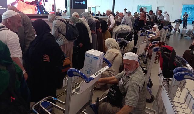 Hacılar kutsal topraklardan yurda dönmeye başladı
