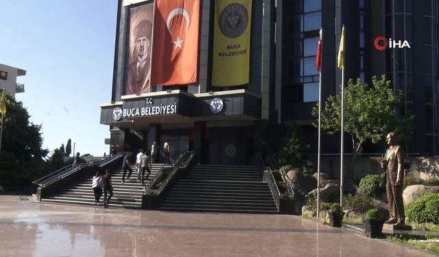 Buca Belediyesi operasyonunda gözaltına alınan 54 şüpheli adliyede