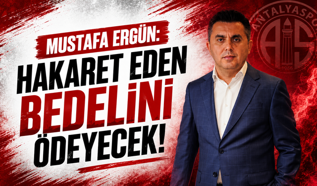 Mustafa Ergün’den dava resti: “Hakaret eden bedelini ödeyecek”