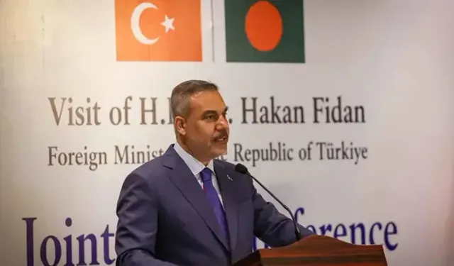 Fidan'dan Bangladeş'te 'İsrail' uyarısı: Ateşkesi sabote etme girişimlerine engel olunması şarttır
