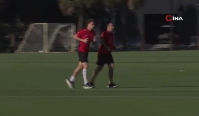 A Milli Futbol Takımı, Venezuela maçı hazırlıklarını tamamladı