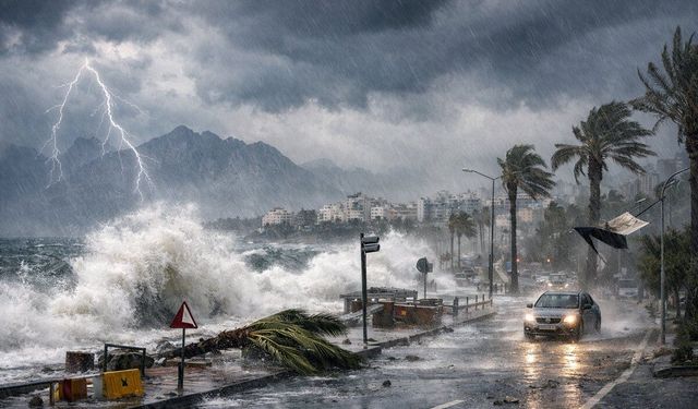 Antalya'da hava bir anda değişecek... Meteorolojiden kuvvetli yağış alarmı!