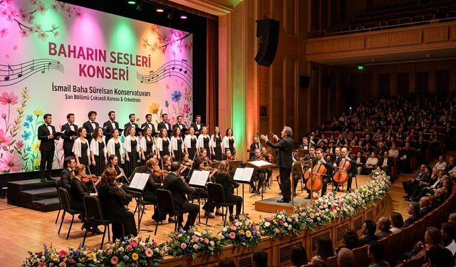 Bahar coşkusu notalarla buluşuyor