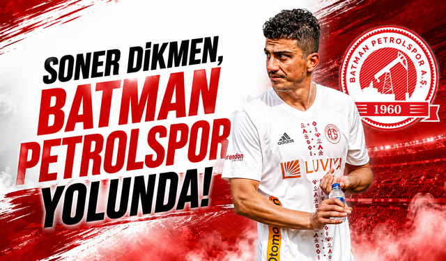Antalyaspor’da ikinci ayrılık gerçekleşiyor: Soner Dikmen, Batman Petrolspor yolunda!