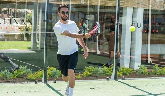 Kenan Karaman tatil için Serik'te