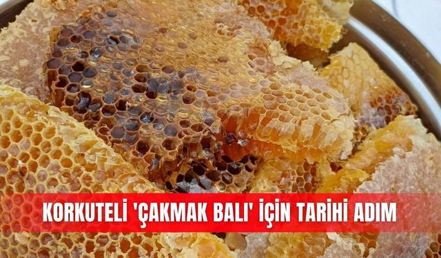 Korkuteli 'Çakmak Balı' için tarihi adım