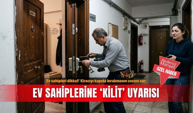 Ev sahipleri dikkat! Kiracıyı kapıda bırakmanın cezası var: Ev sahiplerine ‘kilit’ uyarısı