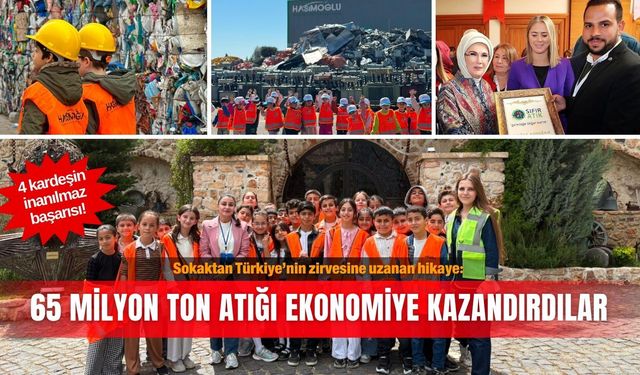 4 kardeşin inanılmaz başarısı! Sokaktan Türkiye’nin zirvesine uzanan hikaye: 65 milyon ton atığı ekonomiye kazandırdılar