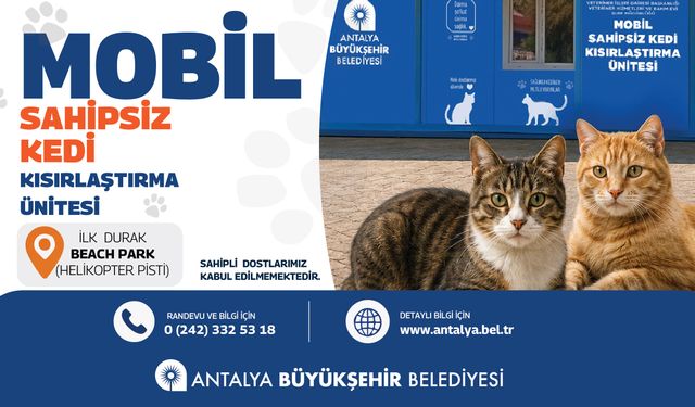 MOBİL SAHİPSİZ KEDİ KISIRLAŞTIRMA ÜNİTESİ İLANI