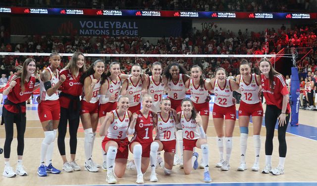 A Milli Kadın Voleybol Takımı, Belçika’yı 3-0 mağlup etti