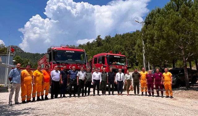 Serik'te orman yangınlarıyla mücadele komisyon toplantısı gerçekleşti