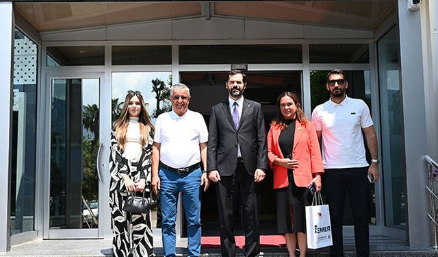 Ukrayna Antalya Başkonsolosluğu'ndan Başkan Topaloğlu'na ziyaret