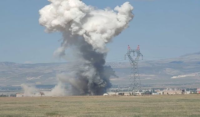 Niğde’de havai fişek fabrikasında patlama