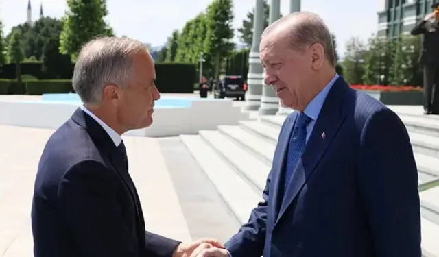 Cumhurbaşkanı Erdoğan, Kanada Başbakanı Carney'i kabul etti
