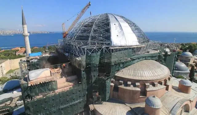 Ayasofya'nın restorasyonunda yeni dönem: Özgün doku korunacak