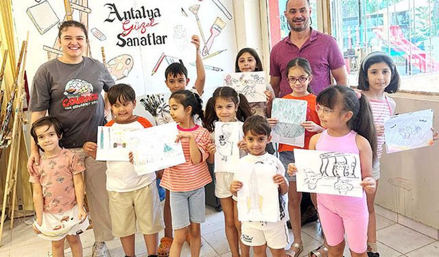 Çocuklara sanat dolu tatil