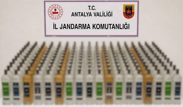 Kaçak içkiye jandarma darbesi