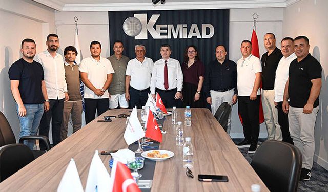 Başkan Topaloğlu KEMİAD'ı ziyaret etti