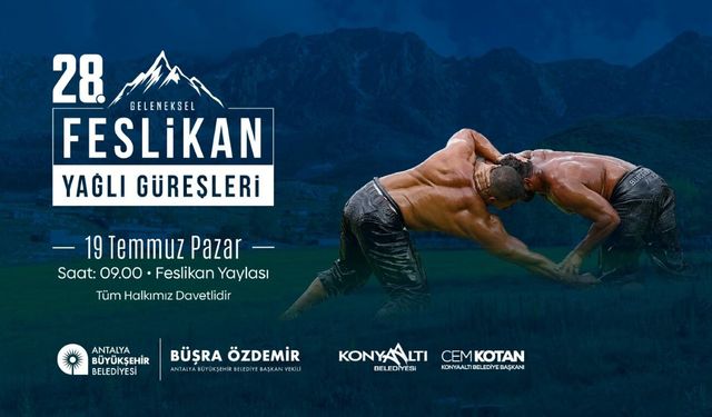 Feslikan’da güreş şöleni