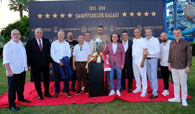 Antalya Galatasaraylılar Derneği'nden 26’ncı Şampiyonluk Balosu