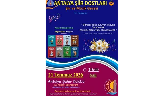 Şiir Dostları buluşuyor